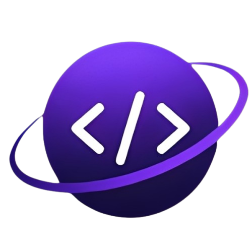 Logotipo OSeuWebDesigner — Web design com temática espacial